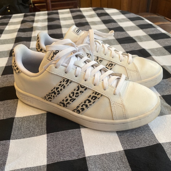 adidas Shoes - Adidas Grand Court Leopard 9 1/2